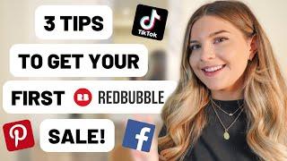 How To Get Your FIRST Redbubble Sale With Social Media (Tiktok, Pinterest, Facebook) Print on Demand