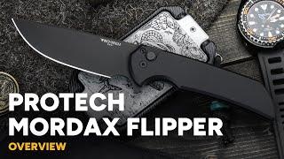 Protech Mordax - Button Lock Flipper Knife Overview
