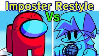 Friday Night Funkin' VS Impostor Restyle FULL WEEK 1 + Cutscenes Reanimated (FNF Mod/Among US)