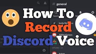 How to Record Discord Voice Solution 