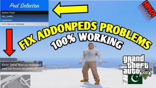 GTA 5 Addon Peds Model Not Found  2024  | GTA 5 addonpeds not working | Hindi /Urdu | Macfy