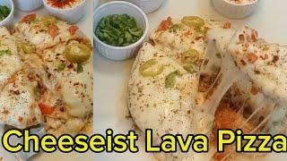 The Best Homemade Lava Pizza You'll Ever Eat | World Cheesiest Pizza | Cheeseist food | Lava Pizza