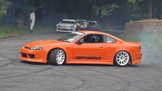 400HP Nissan Silvia S15 Driftworks SR20DET - Drifts, Burnouts & More!