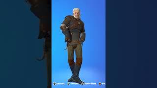 FORGOT ME NOT - Geralt of Rivia Skin Showcase with Emotes and Dances | Witcher X fortnite