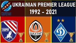 #036 UKRAINIAN PREMIER LEAGUE • WINNERS LIST 1992 - 2021 | DYNAMO KYIV 2021 CHAMPION