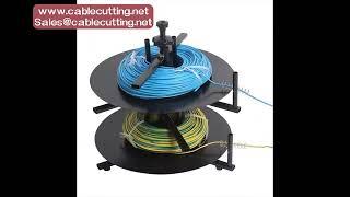 1234 Layers Rotary Wires Feeder Tools Rotating Disc Cable Coil Feeding Machine for Wires Stripping C