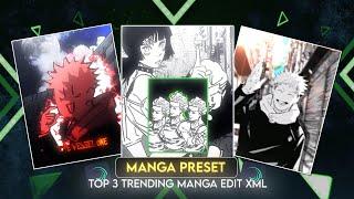 3+ Trending Manga Edits Preset | Alight Motion