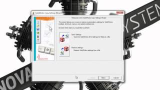 Copy Settings Wizard in SolidWorks