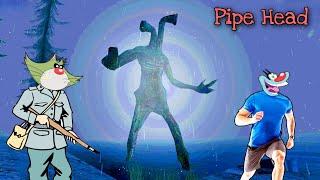 Siren Head Ka Bhai | Pipe Head Full gameplay with Oggy and Jack