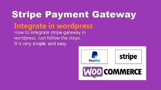 Stripe Payment Integration in Wordpress | Stripe payment gateway integration in wordpress