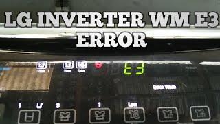 LG Inverter Washing Machine E3 Error