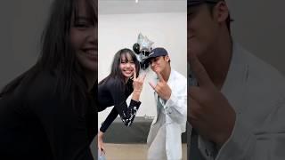 Lisa & Mingyu!!!ROCKSTAR CHALLENGE️‍#Mingyu#Seventeen#Blackpink#Lisa