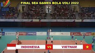 FINAL BOLA VOLI PUTRA TIMNAS INDONESIA VS VIETNAM ~ SEA GAMES 2022 LIVE