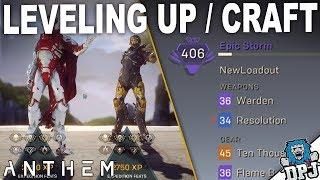 Anthem: How To Level Up & Craft Gear - Full Guide - All You Need To Know!