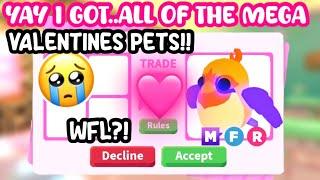 I COMPLETED MY MEGA VALENTINES PET COLLECTION!WFL?! #adoptmeroblox #preppyroblox #preppyroblox