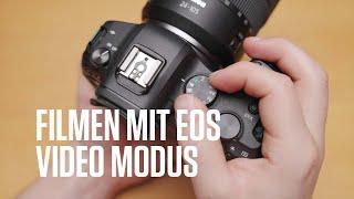 Canon Academy Quick-Tipp zu Filmen mit der EOS: Aufrufen des Videomodus