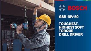 Bosch GSR 18V-50 Professional | Cordless Drill | Cordless Impact Driver