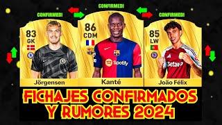 FICHAJES CONFIRMADOS Y RUMORES MERCADO DE VERANO TEMPORADA 2024 / 25 EA FC 25