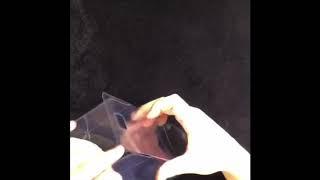 How to fold clear favor box for wedding party guest gift
