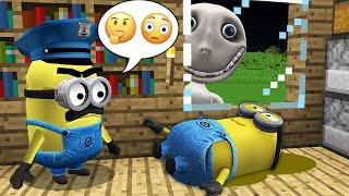 WHAT HAPPENED TO MINION - THE MAN from THE WINDOW vs MINION POLICE - Minecraft Animation