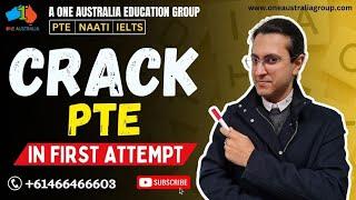 How To Crack PTE In First Attempt | Crack/Clear PTE in 15 Days with A One Australia Education #pte