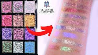 New Clionadh Cosmetics Stained Glass Eyeshadows - Swatches and Comparisons