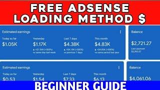 AdSense Loading Method - a beginner guide on how to click on ads