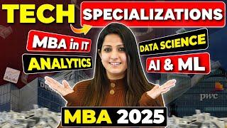 Top 5 MBA Tech SpecializationsBest MBA Course IT Specializations#mba #mbaspecialization #viral