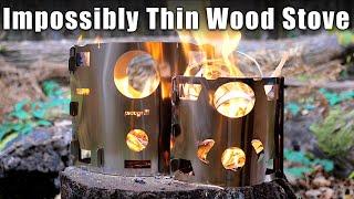 Thinnest Lightest Wood Stove - Pico Grill 85 / 239