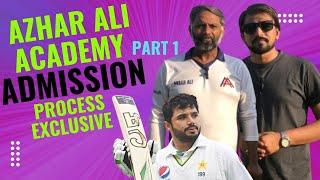 Azhar Ali Cricket academy admission process ||facilities and fee||