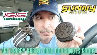 How good are the New Krispy Kreme Oreo Doughnuts? Sunny Reviews the limited edition yummy treats.