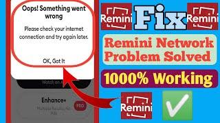 How To Fix Remini Not Working (2023)/Network Connection Problem. Remini Network Error Problem Solved