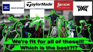 We Got Fit For 5 Full Bags of the Most Major Golf Brands!! ( Over $40,000 worth of golf gear!! )