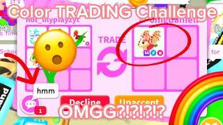 I tried to trade EVERY COLOR PET IN ADOPT ME in ONLY 24H!Adopt me Trading! 2024