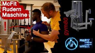 McFit RUDERN MASCHINE | Rückenübung | Gym 80 | Richtige Ausführung | McFit Series