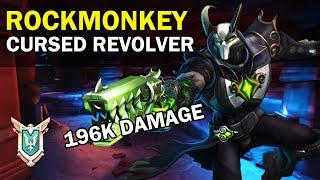 196K Damage rockmonkey Androxus Paladins Competitive (Pro Player) CURSED REVOLVER