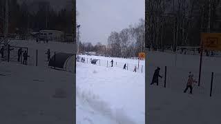 Physical education lesson in Russia