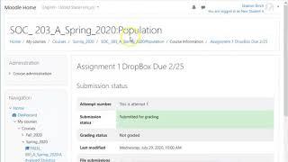 Student Guide to Moodle   Submitting an Assignment and Checking for Comments