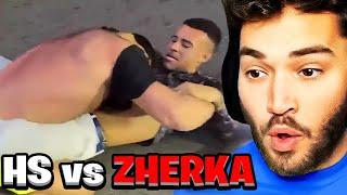 Adin Ross Reacts To HSTikkyTokky vs Zherka