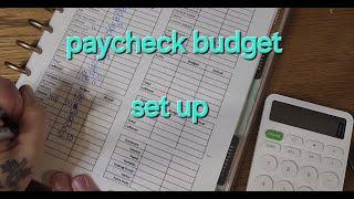 Paycheck Budget Set Up | Budget with Me