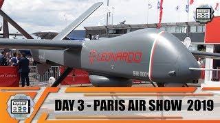 Paris Air Show 2019 International Defense Aerospace and Aviation Exhibition Le Bourget France Day 3