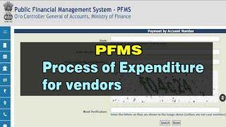 PFMS - EAT Modules - Process of Expenditure for vendors - SPYM INDIA