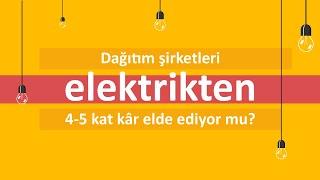 Elektrik dağıtım şirketleri 4-5 kat kar mı elde ediyor?