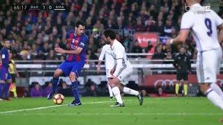 Sergio Busquets vs Real Madrid (Home) 16-17 HD (3/12/2016)