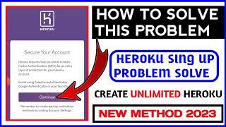 How to Connect Heroku To Salesforce Authenticator | How to Solve Heroku Sing Up Problem