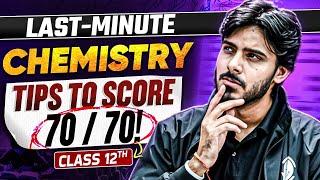 Last Minute Chemistry Tips & Tricks for MP Board Class 12th | By Aakash Sir | MP Board Wallah