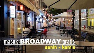 WALKING AROUND BROADWAY ALAM SUTERA & FLAVOR BLISS  TANGERANG AT NIGHT