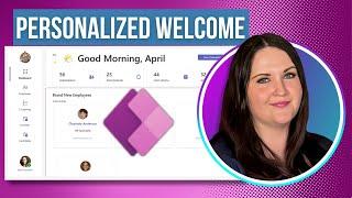 Power Apps Hack to Create a Personalized Welcome Message in Minutes!