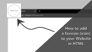 How to add a favicon (icon) to your Website in HTML