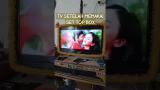 tv setelah memakai set top box #shorts #tiktok #pargoy #tv #settopboxtvdigital